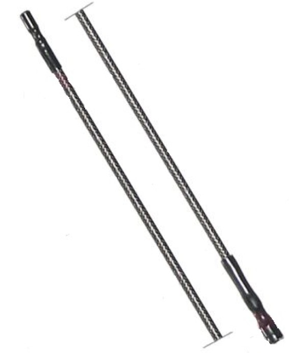 Cablu aprindere piezoelectrica, 600mm, conexiune ǿ 2,4mm/ǿ4mm, temperature 200◦C