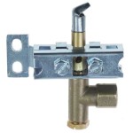 Flacara, arzator,  pilot PRO-GAS serie 100, 1flacara, duza tip A de Ø0,2mm. Pentru ALPENINOX, SILKO, ZANUSSI