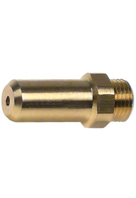 Duza arzator filet M10x1 cu gaura centrala de ø 0,95mm pentru Olis, Electrolux, Zanussi