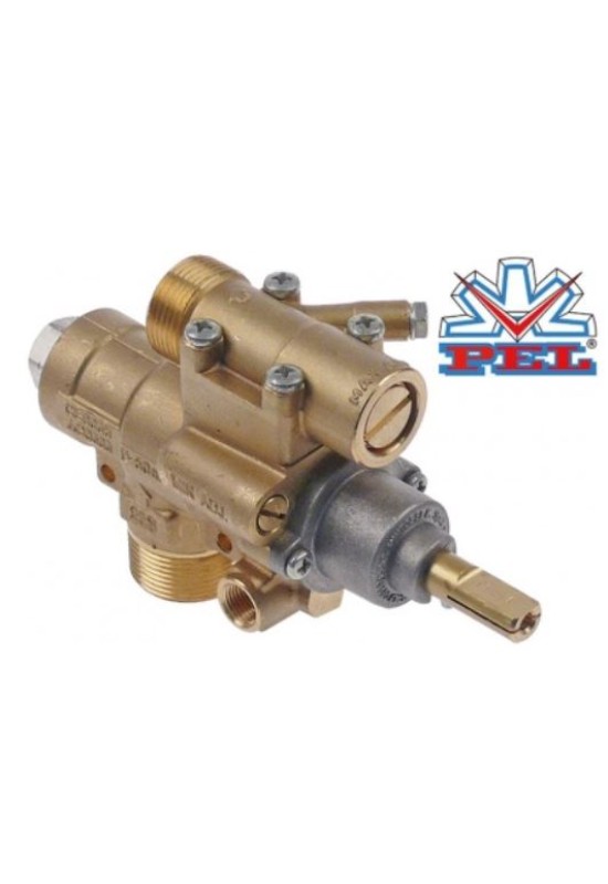 Robinet gaz PEL 23S/O pentru marmita, masina fiert paste, MBM, BERTOS, OLIS, HOBART