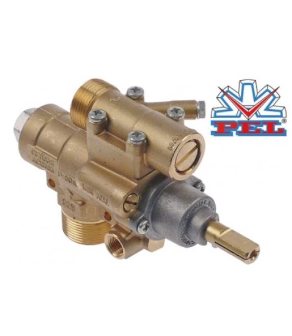 Robinet gaz PEL 23S/O pentru marmita, masina fiert paste, MBM, BERTOS, OLIS, HOBART