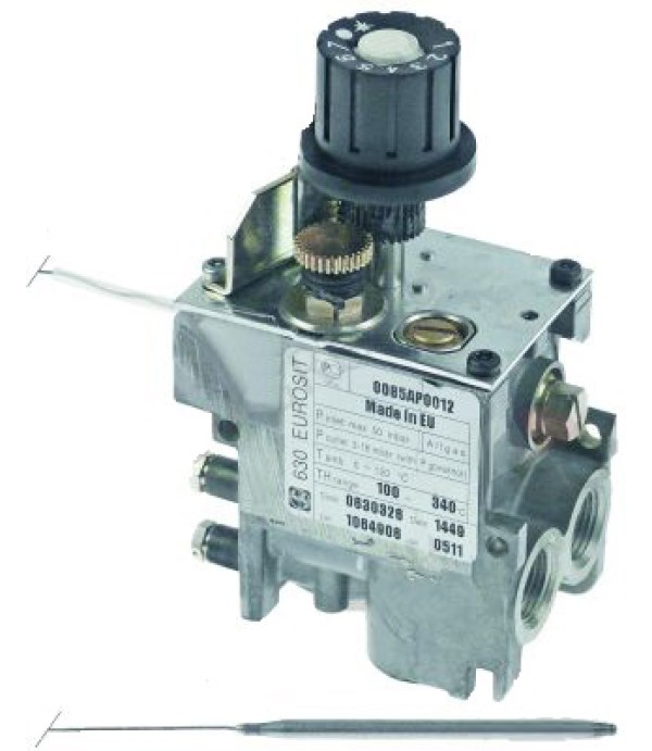 Valva gaz termostata, termostatica pentru cuptor, grill, tigaie basculanta, EUROSIT tip 630, temperaturi de lucru 100-340◦C  SIT 0630326. 0.630.326
