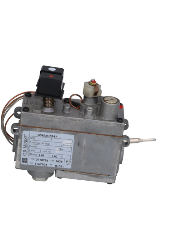 Valva gaz termostatata MINISIT 710, cod producator 0710756, 0.710.756, temperaturi de lucru 110-190oC