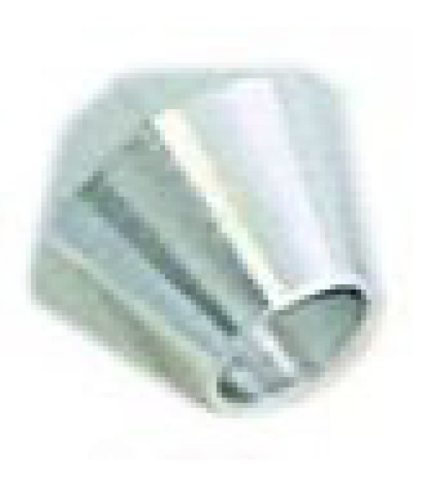 Inel etansare bicon din aluminiu pentru teava de Ø4mm, diametrul exterior Ø8,3mm, lungime 7,4mm