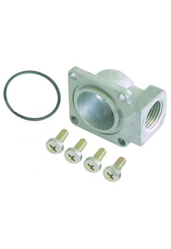 Flansa conectare ¾” cu iesire la 90◦, pentru valva gaz SIT/HONEYWELL model ELETTROSIT/V4400/4600/4605  