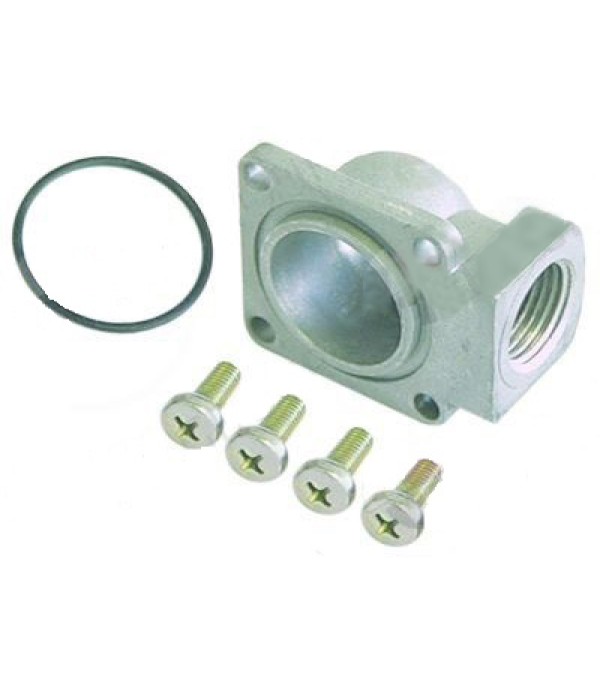 Flansa conectare ¾” cu iesire la 90◦, pentru valva gaz SIT/HONEYWELL model ELETTROSIT/V4400/4600/4605  