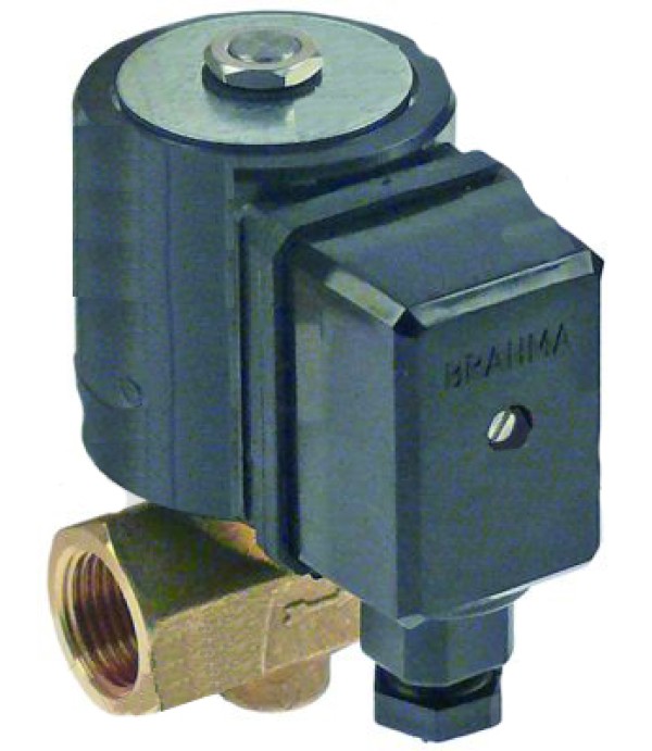Electrovalva gaz BRAHMA , bobina tip 13747002, intrare/iesire de 3/8”
