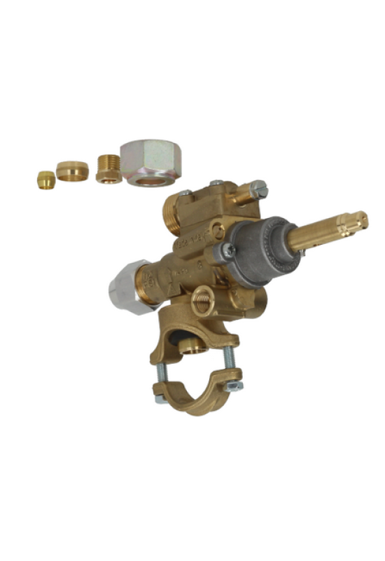 Robinet gaz PEL 22S/O montare pe teava cu flansa