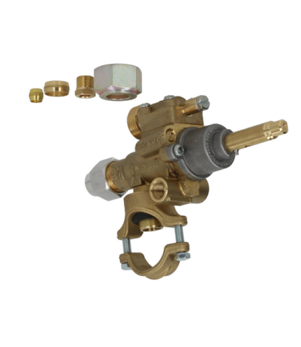 Robinet gaz PEL 22S/O montare pe teava cu flansa