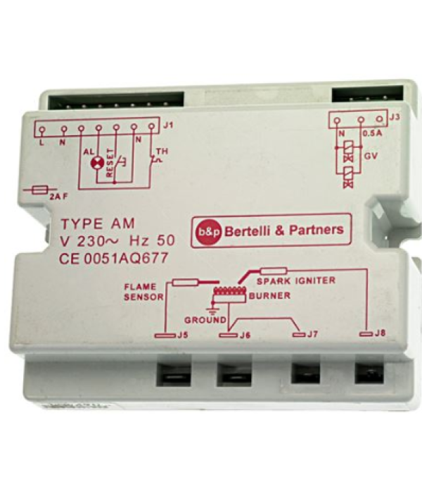 Modul aprindere, centralina Bertelli model AM11 marmita, friteuza Ambach