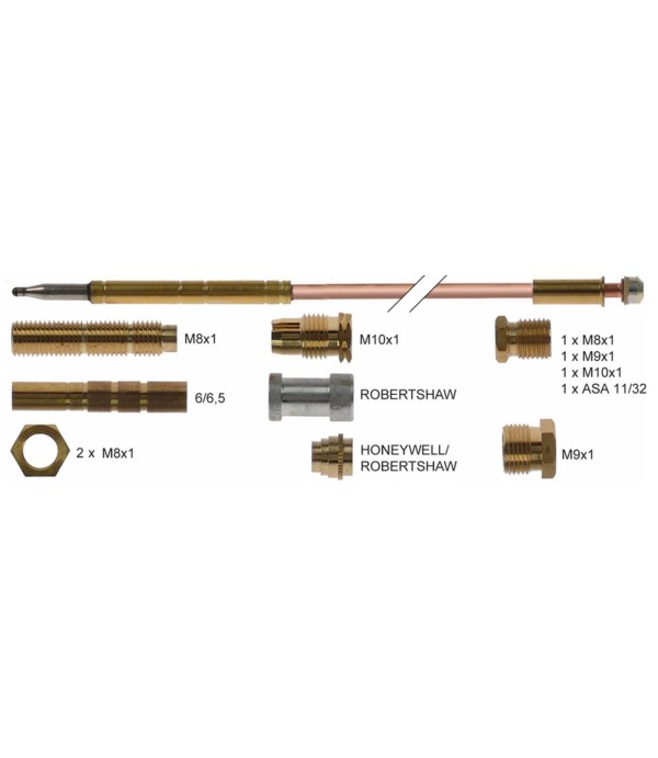 Termocupla universala, lungime 900mm cu 17 piese de montare