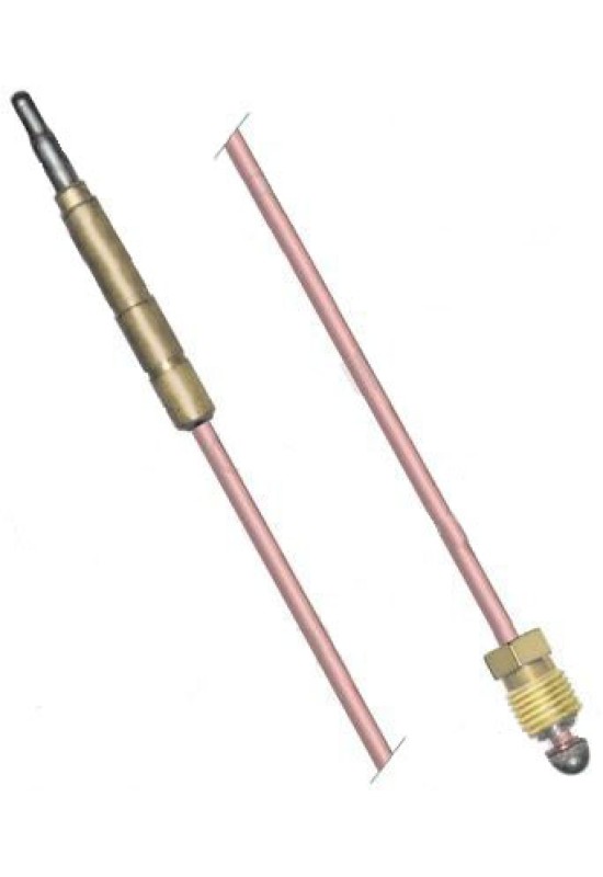 Termocupla, senzor flacara cu lungimea de 850mm, filet de M9x1 