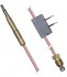 Termocupla intrerupta lungime 600mm, conector robinet M9X1, conexiune electrica cu papuci