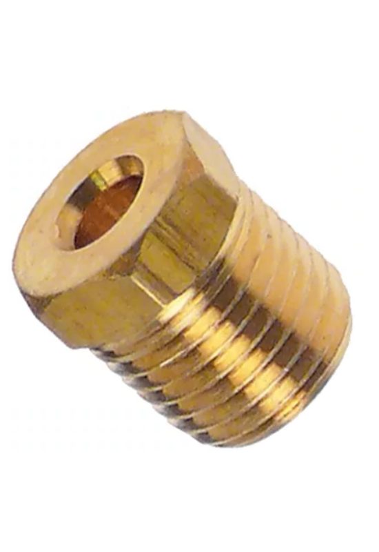 Conector teava ø 4mm cu filet de M10x1