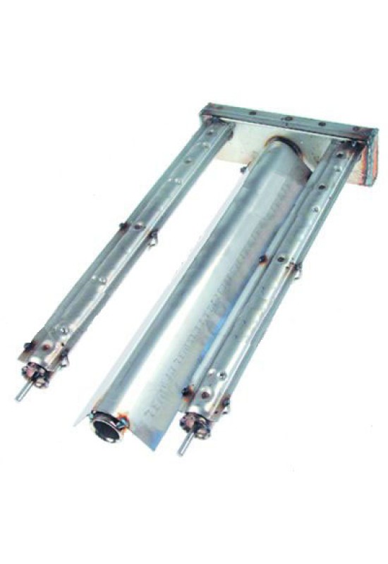 Arzator gratar (grill) roca vulcanica AMBACH, 2  flacari, Lungime 435mm Latime 205m 