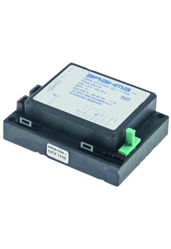 Automat aprindere cuptor MBM, producator BRAHMA TIP CE11F, cod 37101207,  2electrozi, timp de asteptare 1,5sec, timp de siguranta 10sec, alimentare 220-230V, putere 7VA. Pentru modelele FGMD67SC, JOKER….. Cod catalog producator RTFO00305