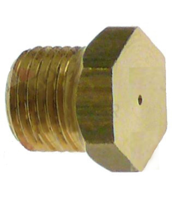 Duza aragaz, cuptor, plita, gratar, friteuza, ELECTROLUX, ANGELOPO, ZANUSSI, filet M10x1, hexagon de 12mm, orificiu gaz de Ø0,9mm