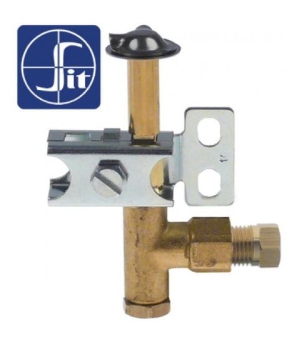 Flacara pilot, veghe SIT serie 100 cu 2 flacari, duza de ø 0,2mm cu suport pentru termocupla