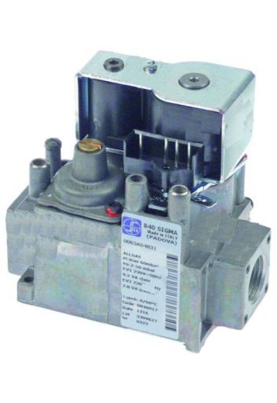 Valva gaz cuptor FOINOX , SIT tip 840SIGMA, alimentare 230V 50Hz, intrare/iesire gaz de ½”, presiuni de lucru 2-50mbar