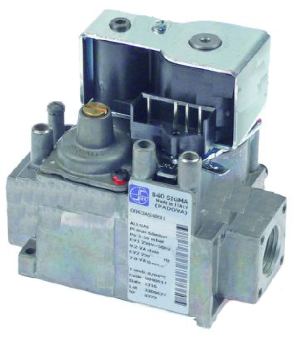 Valva gaz cuptor FOINOX , SIT tip 840SIGMA, alimentare 230V 50Hz, intrare/iesire gaz de ½”, presiuni de lucru 2-50mbar