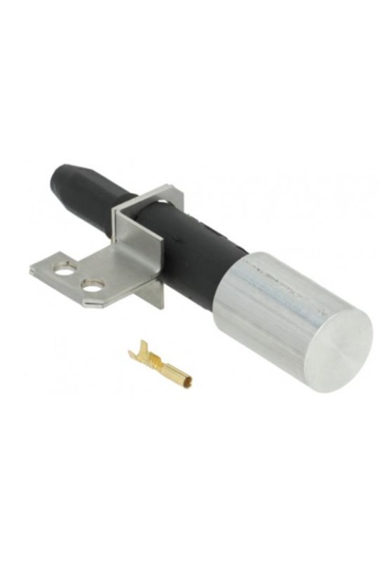 Aprindere piezoelectrica, bricheta cap de actionare metalic diametrul de 20mm suport prindere cu doua gauri pentru MBM, Kuppersbusch, Mareno