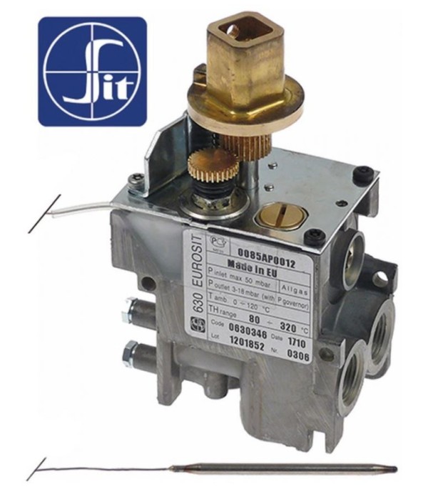 Valva gaz EUROSIT 0085AP0012 cod SIT 0630346 temperaturi de lucru 80-320°C