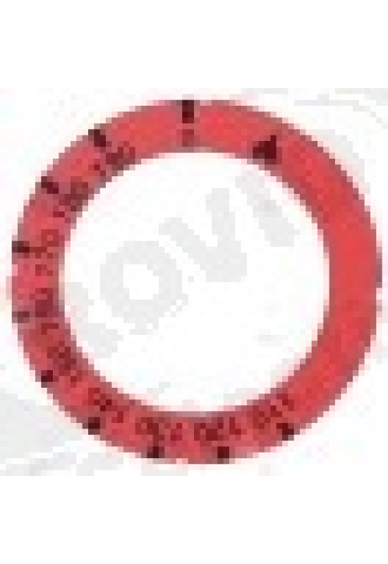 Disc autoadeziv cu simboluri 110-190 &deg;C, o 63 x 45,5 mm, rosu