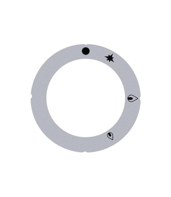 Disc autoadeziv cu simboluri