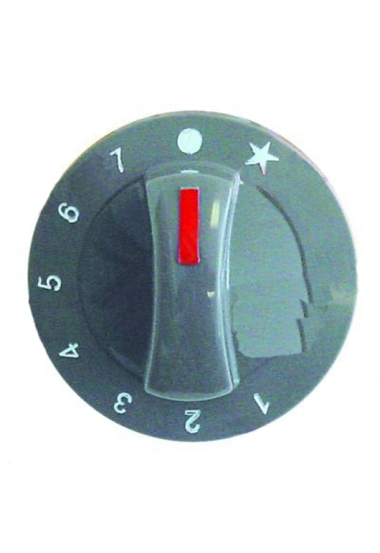 Buton aragaz Fagor 1-7 trepte, diametru 71mm, diametru ax 8x6,5mm