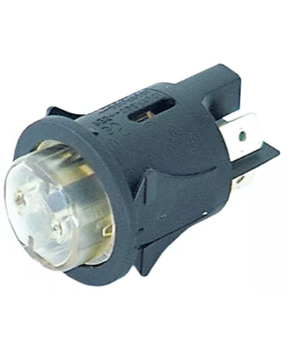Buton,  intrerupator iluminat rotund ø25mm pentru Gico