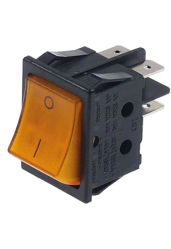 Intrerupator basculant fara retinere 30x22mm, 24V