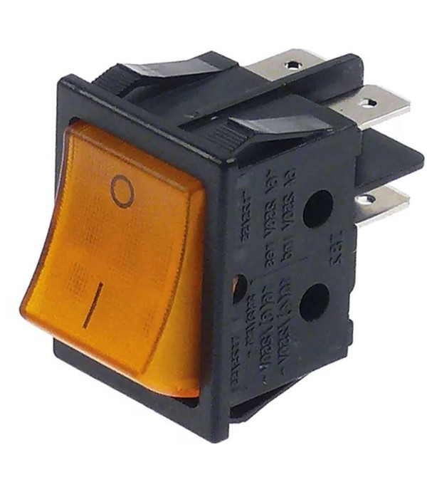 Intrerupator basculant fara retinere 30x22mm, 24V