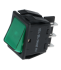 Intrerupator basculant iluminat verde, 30x22mm, 400V