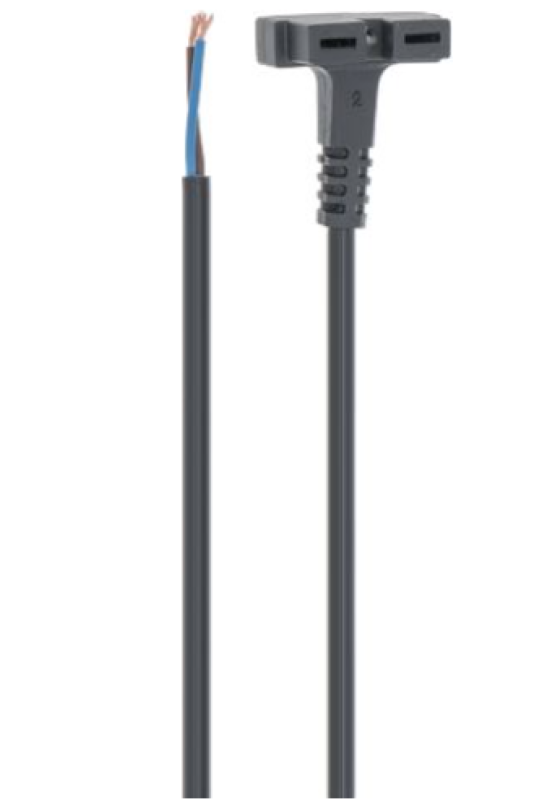Cablu cu conector pentru alimentare electrovalva, lungime 1 metru 