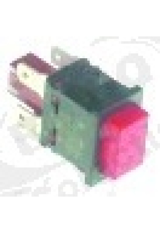 Intrerupator 19x13 mm, rosu