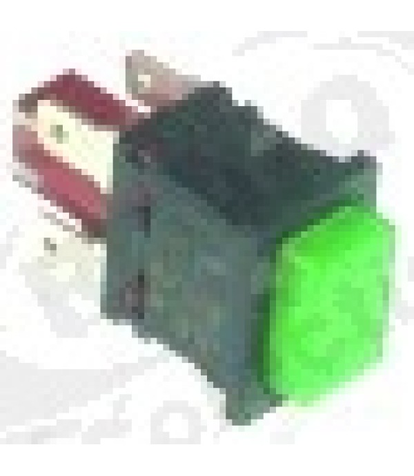 Intrerupator 19x13 mm, verde