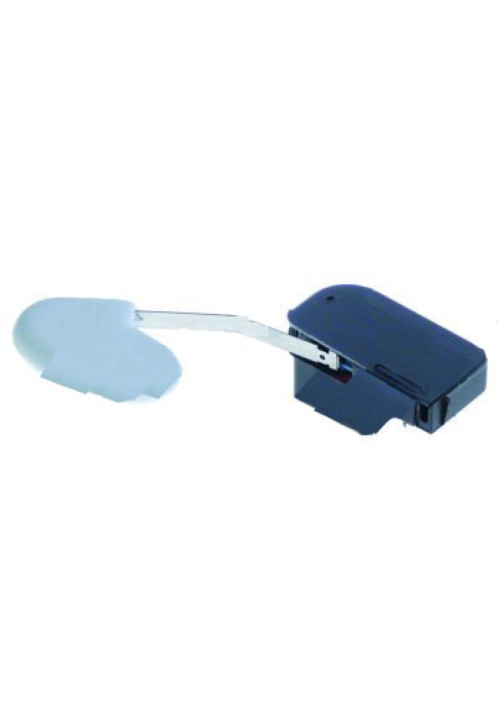 Micro intrerupator cu plutitor pentru nivel apa masina gheata Icematic, Scotsman, SF-Maschinen, Simag, 250 V 16 A 1CO, conexiune papuci tata  6.3mm lungime 130mm