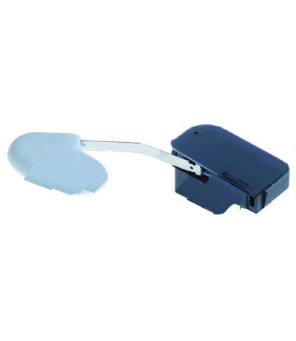 Micro intrerupator cu plutitor pentru nivel apa masina gheata Icematic, Scotsman, SF-Maschinen, Simag, 250 V 16 A 1CO, conexiune papuci tata  6.3mm lungime 130mm