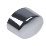 Capac buton cromat oval pentru intrerupatoare espressor