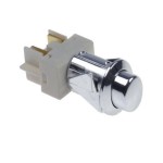 Intrerupator, buton cromat montat la espressor Bezzera, BFC,  16A 