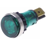 Lampa indicatoare tensiune ø12mm verde