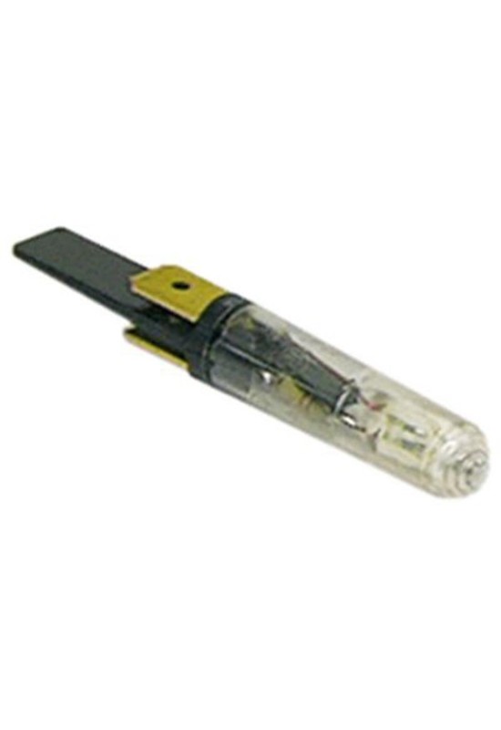 Bec alb 230V cu soclu pentru lampa de semnalizare tensiune 230V