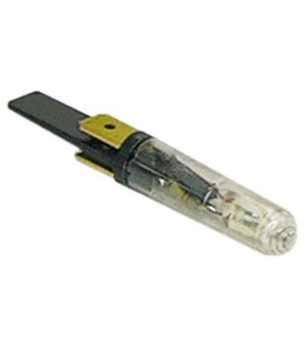 Bec alb 230V cu soclu pentru lampa de semnalizare tensiune 230V