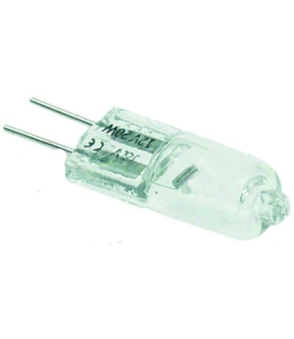 Bec halogen pentru lampa cuptor, tip G4, alimentare 12V, putere 20W, temperatura maxima de lucru 500C