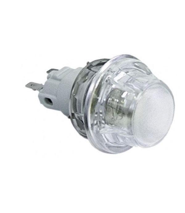 Lampa cuptor cu diametrul de ø 47,8mm, fasung pentru bec E14, putere 25W rezistenta la temperaturi de 300°C