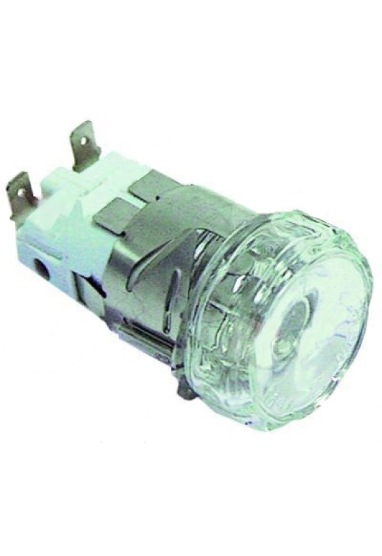Lampa cuptor pizza completa, montare pe Ø35,5mm, putere 15W, alimentare 230V