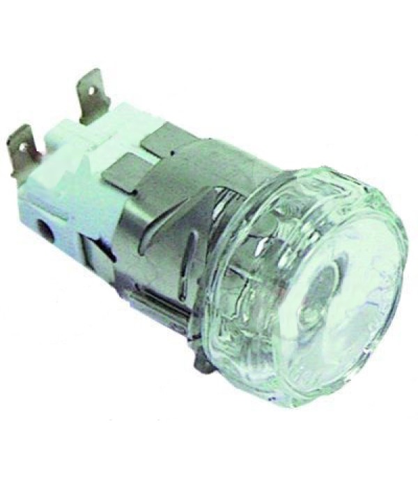Lampa cuptor pizza completa, montare pe Ø35,5mm, putere 15W, alimentare 230V