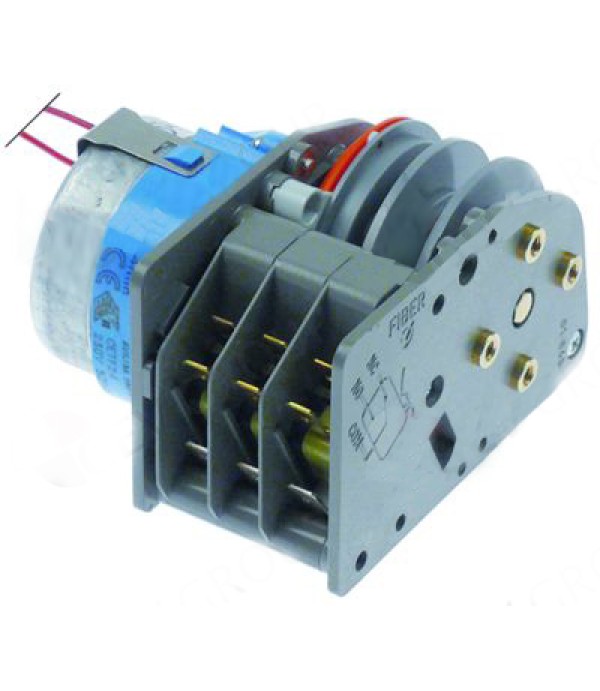 Timer pentru masina de spalat vase si cuptoare, FIBER TIP P255J03H6Y3 cu un motor tip M51BJ0R0000, ciclu de 4min, 3 camere, came, alimentare 230V. Pentru  OMNIWASH. 