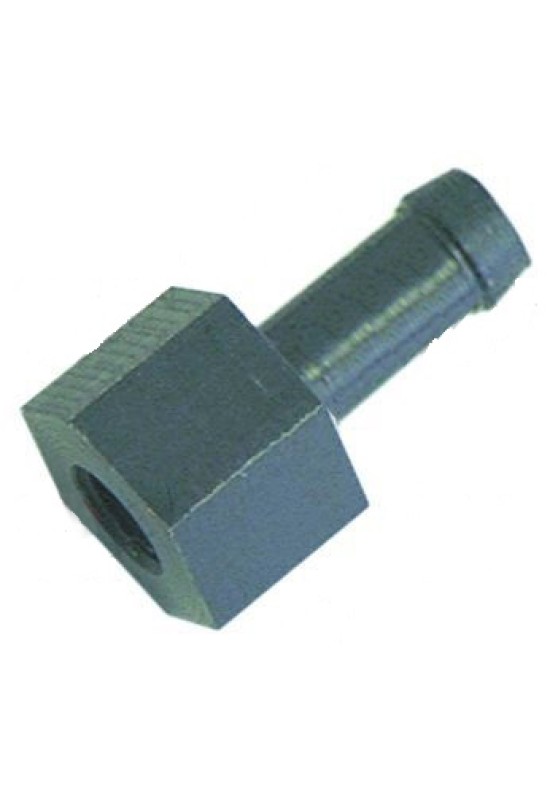 Conector furtun pentru masina spalat vase cu diametrul de 9mm filet interior M10x1, lungime stut 16mm, lungime totala 31mm. Pentru pompe de dozare detergent , agent de clatire SEKO 