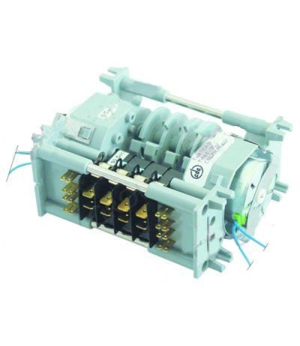 Timer masina de spalat vase FAGOR, IBERITAL-MACHINE, producator Elettromeccanica CDC, tip 7804DV, cod 361355, 7804DV0APE000.0010, timpi de lucru 6/180sec, 4 came, 2 motoare tip M37RN si M37LN, alimentare 230V